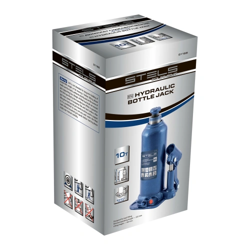 Домкрат гидравлический бутылочный, 10 т, h подъема 222-447 мм Stels по ценам производителя в Воронеже с доставкой по всей России