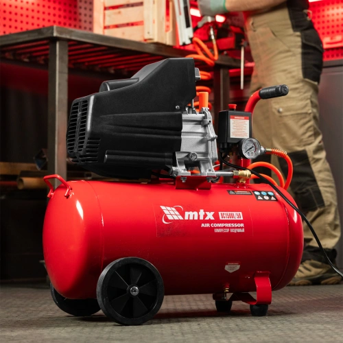 Компрессор воздушный DC1500L/50, 1,5 кВт, 50 л, 210 л/мин MTX по ценам производителя в Воронеже с доставкой по всей России
