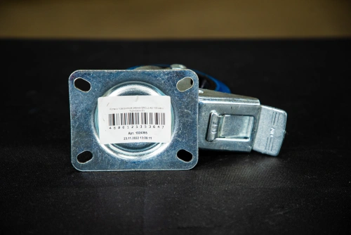 Колесо поворотное резина SRCLb 42 100 мм с тормозом (F) по ценам производителя в Воронеже с доставкой по всей России