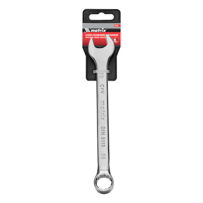 Ключ комбинированный, 20 мм, CrV, полированный хром Matrix по ценам производителя в Воронеже с доставкой по всей России