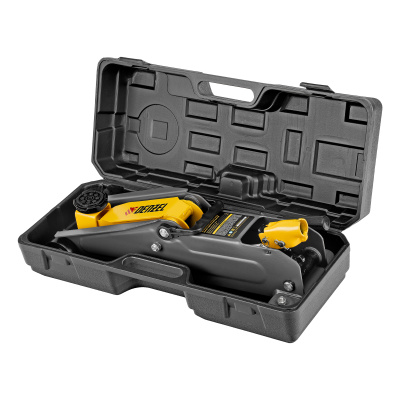 Домкрат гидравлический подкатной, 2 т, 135-385 мм, в пласт. кейсе Denzel по ценам производителя в Воронеже с доставкой по всей России