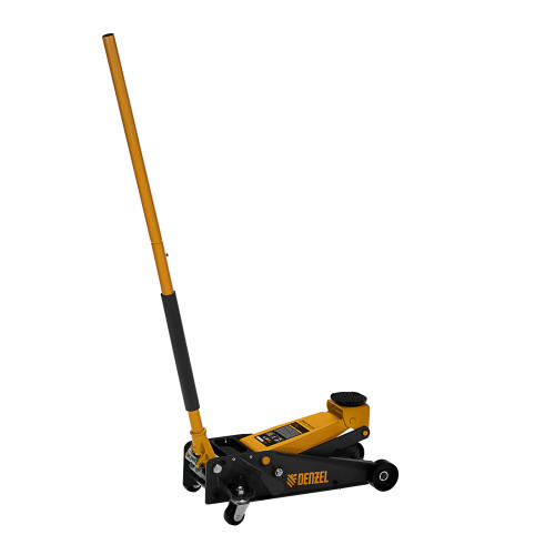 Домкрат гидравлический подкатной 3 т, с фиксатором, быстрый подъем, 135-480 мм, профессиональный Denzel по ценам производителя в Воронеже с доставкой по всей России