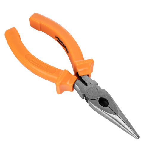 Длинногубцы прямые Classic, 160 мм, шлифованные, пластмассовые рукоятки Sparta по ценам производителя в Воронеже с доставкой по всей России