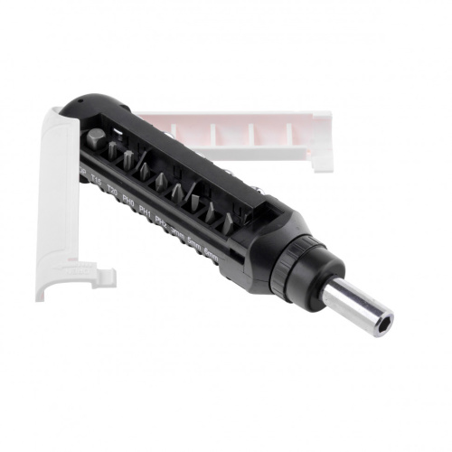 Отвертка реверсивная с набором бит и торцевых головок, 15 шт, CrV Matrix Pro по ценам производителя в Воронеже с доставкой по всей России