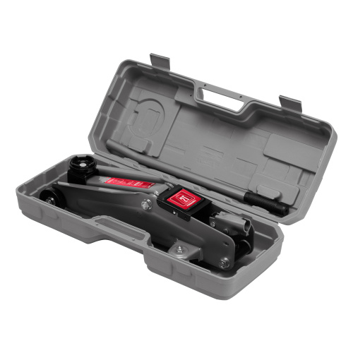 Домкрат гидравлический подкатной, 2 т, высота подъема 135-385 мм, в пластиковый кейсе Matrix по ценам производителя в Воронеже с доставкой по всей России