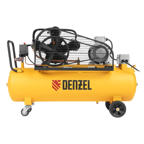 Компрессор воздушный BCW3000-T/100, ременный привод, 3.0 кВт, 100 литров, 520 л/мин Denzel по ценам производителя в Воронеже с доставкой по всей России