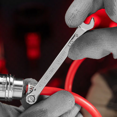 Ключ комбинированный, 6 мм, CrV, полированный хром Matrix по ценам производителя в Воронеже с доставкой по всей России