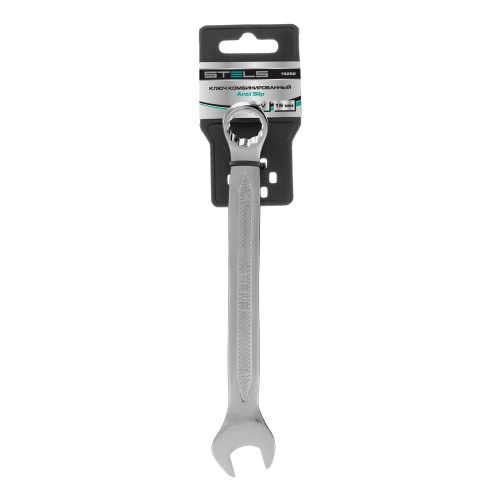 Ключ комбинированный, 15 мм, CrV, антислип Stels по ценам производителя в Воронеже с доставкой по всей России