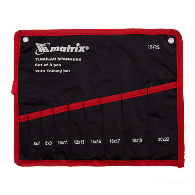 Набор ключей трубчатых торцевых 9 предметов Matrix по ценам производителя в Воронеже с доставкой по всей России