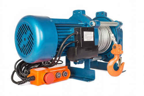 Лебедка электрическая  500/1000 кг 100/50 м с канатом 380 В TOR KCD по ценам производителя в Воронеже с доставкой по всей России