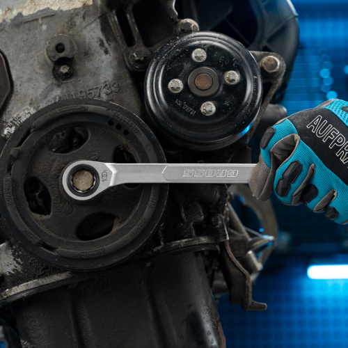 Ключ комбинированный трещоточный, 18 мм, количество зубьев 100 Gross по ценам производителя в Воронеже с доставкой по всей России