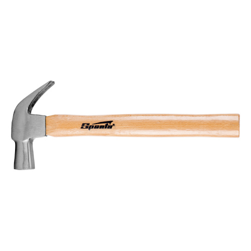 Молоток-гвоздодер, 450 г, боек 27 мм, деревянная рукоятка Sparta по ценам производителя в Воронеже с доставкой по всей России