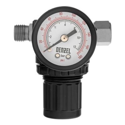 Регулятор давления с манометром R1500, 12 бар, 1/4" Denzel по ценам производителя в Воронеже с доставкой по всей России