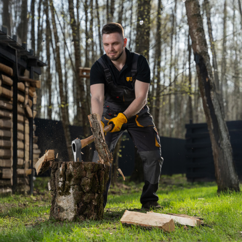 Топор кованый, 1360 г, американский тип, буковая рукоятка, 700мм, EFP Denzel по ценам производителя в Воронеже с доставкой по всей России