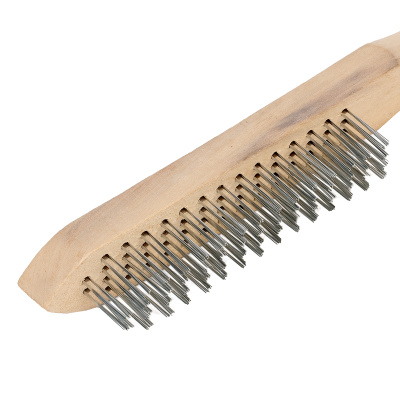 Щетка четырехрядная металлическая с деревянной ручкой Sparta купить в Москве с доставкой по всей России | ProtosMarket.ru