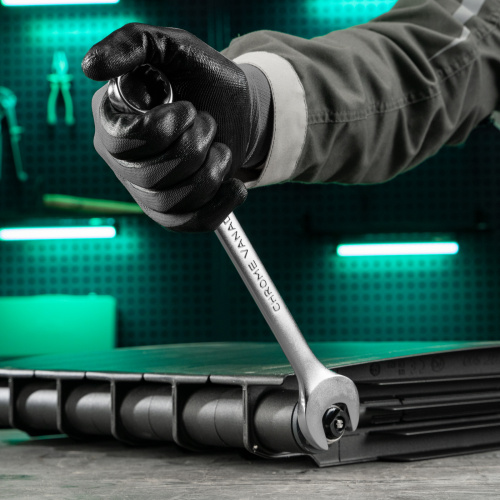 Ключ комбинированный, 25 мм, CrV, матовый хром Stels по ценам производителя в Воронеже с доставкой по всей России