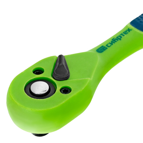 Ключ-трещотка 3/8", CrV, 72 зуба, с быстрым сбросом Сибртех по ценам производителя в Воронеже с доставкой по всей России