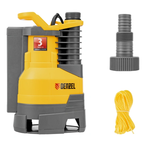 Дренажный насос DPХ450, 450 Вт, подъем 5 м, 9000 л/ч Denzel по ценам производителя в Воронеже с доставкой по всей России
